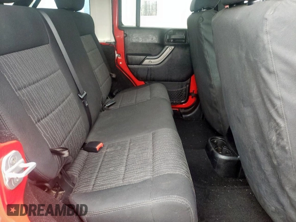 2012 Jeep Wrangler Unlimited Sport with VIN 1C4BJWDG9CL152362, listed as a Copart auction lot 55319935 with 84,641 mi miles and Salvage title. Bid and sale history available at DreamBid. Image 10.