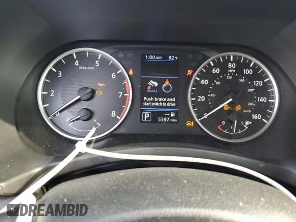 2025 Nissan Sentra S with VIN 3N1AB8BV1SY245195, listed as a Copart auction lot 51382265 with 5,397 mi miles and Salvage Title. Bid and sale history available at DreamBid. Image 9.