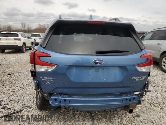 2020 Subaru Forester Touring with VIN JF2SKAXC3LH441721, listed as a Copart auction lot 51243215 with 53,489 mi miles and Salvage Title. Bid and sale history available at carsss.com. Image 6.