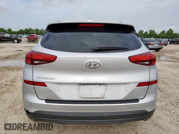 2019 Hyundai Tucson Value with VIN KM8J33A48KU962441, listed as a Copart auction lot 64451705 with 60,195 mi miles and Salvage title. Bid and sale history available at DreamBid. Image 6.