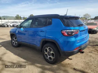 2022 Jeep Compass Trailhawk с VIN 3C4NJDDB1NT226032, выставлен на аукционе Copart как лот 50237725 с пробегом 44 805 миль миль и Списание • Salvage title. История ставок и продаж доступна на DreamBid. Изображение 2.