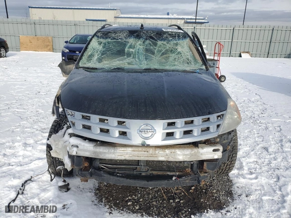 2005 Nissan Murano SE with VIN JN8AZ08W35W430343, listed as a Copart auction lot 80739744 with 166,979 mi miles and Salvage Title. Bid and sale history available at carsss.com. Image 5.