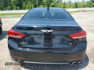 2017 Genesis G80 Ultimate z VIN KMHGN4JF8HU214213, wystawiony jako Copart lot #60082845 z przebiegiem 110 047 mil mil oraz Szkoda całkowita • Salvage title. Historia ofert i sprzedaży dostępna na DreamBid. Obrazek 6.
