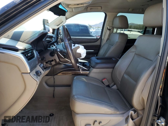 2015 Chevrolet Tahoe LT with VIN 1GNSCBKC6FR297726, listed as a Copart auction lot 55097475 with 114,471 mi miles and Salvage title. Bid and sale history available at DreamBid. Image 7.
