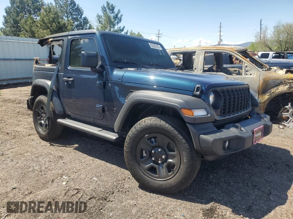 2025 Jeep Wrangler Sport S z VIN 1C4PJXAN2SW532381, wystawiony jako Copart lot #56226185 z przebiegiem Nie podano mil oraz Nie do naprawy • Non repairable. Historia ofert i sprzedaży dostępna na DreamBid. Obrazek 4.