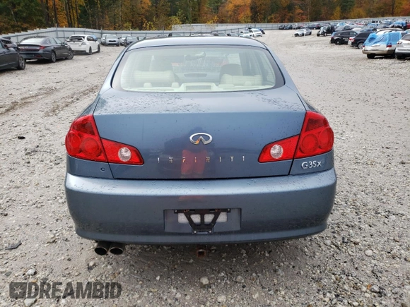 2005 Infiniti G35 with VIN JNKCV51F45M313923, listed as a Copart auction lot 75813304 with 126,894 mi miles and Clean Title. Bid and sale history available at DreamBid. Image 6.