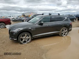 2024 Genesis GV80 with VIN KMUHCESC9RU154305, listed as a Copart auction lot 56135385 with 8,989 mi miles and Salvage title. Bid and sale history available at DreamBid. Image 1.
