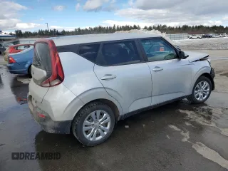 2020 Kia Soul LX with VIN KNDJ23AU2L7101795, listed as a Copart auction lot 46252875 with 0 mi miles and Salvage Title. Bid and sale history available at carsss.com. Image 3.