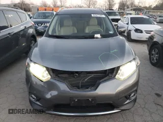 2015 Nissan Rogue SL with VIN 5N1AT2MV8FC822450, listed as a Copart auction lot 84527264 with 87,398 mi miles and Salvage Title. Bid and sale history available at carsss.com. Image 5.