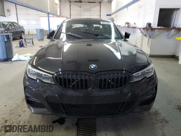2022 BMW 3 Series 330i xDrive with VIN 3MW5R7J00N8C68253, listed as a Copart auction lot 89153665 with 0 mi miles and Salvage Title. Bid and sale history available at carsss.com. Image 5.