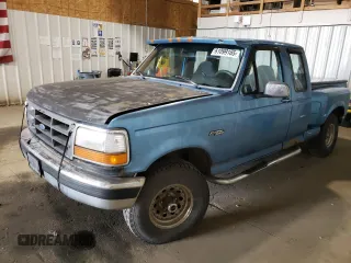 1993 Ford F-150 with VIN 1FTEX14N2PKB50753, listed as a Copart auction lot 61099185 with 144,074 mi miles and Salvage title. Bid and sale history available at DreamBid. Image 1.