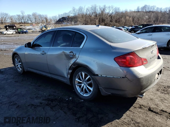 2008 Infiniti G35 x with VIN JNKBV61F58M258856, listed as a Copart auction lot 47065885 with 198,043 mi miles and Salvage Title. Bid and sale history available at DreamBid. Image 2.
