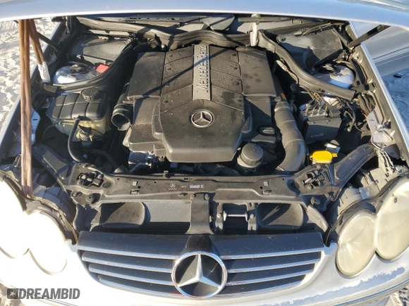 2003 Mercedes-Benz CLK-Class 5.0L with VIN WDBTJ75JX3F052823, listed as a Copart auction lot 87321334 with 132,774 mi miles and Salvage Title. Bid and sale history available at carsss.com. Image 11.