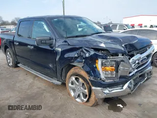 2023 Ford F-150 XL with VIN 1FTEW1CP8PKF55618, listed as a IAAI auction lot 41578122 with 25,044 mi miles. Bid and sale history available at carsss.com. Image 1.