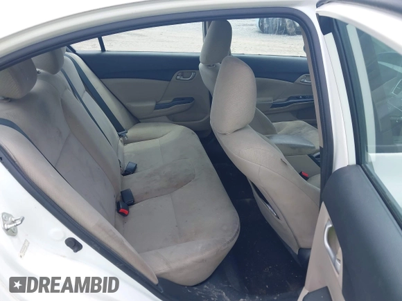 2013 Honda Civic LX with VIN 2HGFB2F52DH515815, listed as a IAAI auction lot 42379435 with 242,268 mi miles and . Bid and sale history available at DreamBid. Image 8.