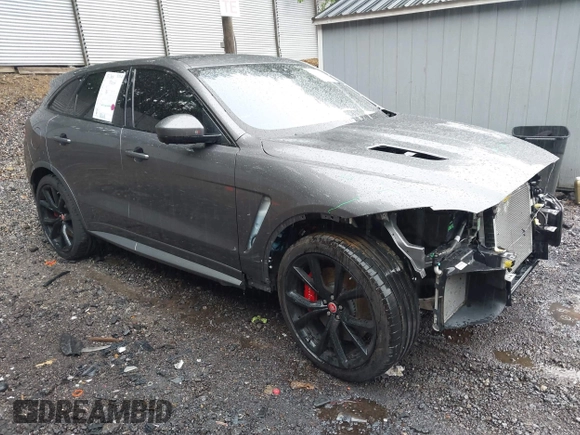 2019 Jaguar F-Pace SVR with VIN SADCZ2EE6KA607539, listed as a IAAI auction lot 42426049 with Not provided miles and . Bid and sale history available at DreamBid. Image 1.
