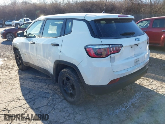 2018 Jeep Compass Sport with VIN 3C4NJCAB8JT263412, listed as a IAAI auction lot 41561089 with 94,275 mi miles. Bid and sale history available at carsss.com. Image 3.