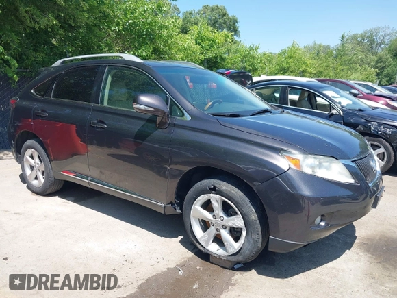 2010 Lexus RX 350 with VIN 2T2BK1BA9AC026095, listed as a IAAI auction lot 42277958 with 222,882 mi miles and . Bid and sale history available at DreamBid. Image 1.