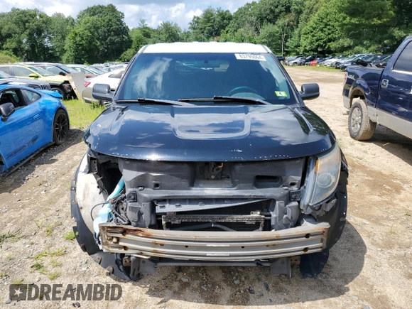 2013 Ford Utility Police Interceptor with VIN 1FM5K8AR2DGC63501, listed as a Copart auction lot 63795064 with 187,512 mi miles and Salvage Title. Bid and sale history available at carsss.com. Image 5.