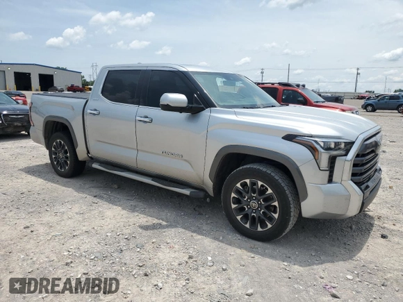 2022 Toyota Tundra Limited with VIN 5TFJA5DB6NX022223, listed as a Copart auction lot 59928295 with 66,420 mi miles and Salvage title. Bid and sale history available at DreamBid. Image 4.