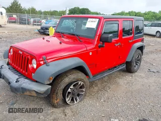 2016 Jeep Wrangler Unlimited Sport with VIN 1C4BJWDG4GL137175, listed as a IAAI auction lot 42388587 with 160,337 mi miles and . Bid and sale history available at DreamBid. Image 17.