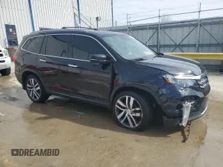 2017 Honda Pilot Touring with VIN 5FNYF6H92HB016186, listed as a Copart auction lot 46577555 with 140,195 mi miles and Salvage title. Bid and sale history available at DreamBid. Image 4.
