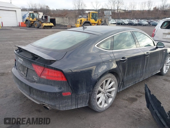 2014 Audi A7 3.0 Prestige with VIN WAU2GAFC5EN071911, listed as a IAAI auction lot 41453159 with 120,569 mi miles. Bid and sale history available at carsss.com. Image 4.