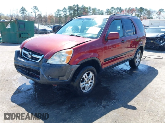 2002 Honda CR-V EX with VIN JHLRD78892C002770, listed as a IAAI auction lot 41845399 with 338,493 mi miles. Bid and sale history available at carsss.com. Image 17.
