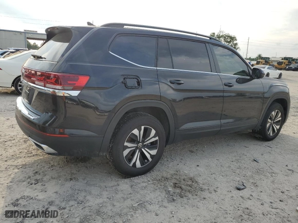 2024 Volkswagen Atlas 2.0T SE with VIN 1V2DR2CA1RC594616, listed as a Copart auction lot 66547974 with 2,116 mi miles and Non Repairable. Bid and sale history available at carsss.com. Image 3.