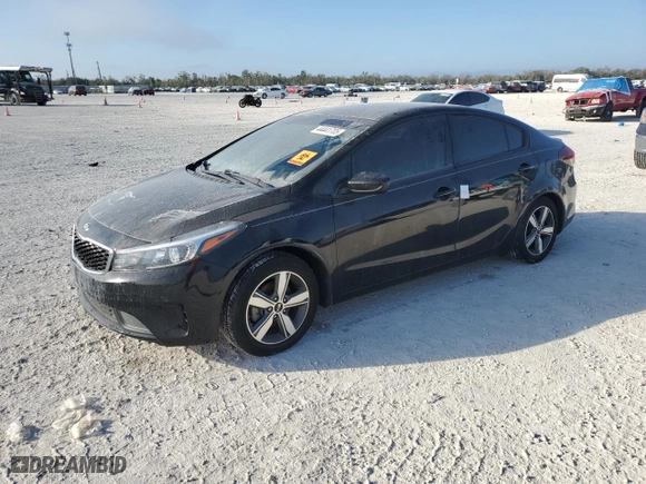 2018 Kia Forte S with VIN 3KPFL4A7XJE248110, listed as a Copart auction lot 44441705 with 0 mi miles and Salvage Title. Bid and sale history available at carsss.com. Image 1.