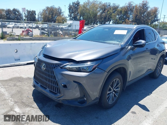 2023 Lexus NX 350h with VIN JTJAKCEZ7P2011676, listed as a IAAI auction lot 42229334 with 25,238 mi miles and . Bid and sale history available at DreamBid. Image 17.