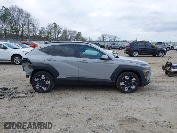 2024 Hyundai Kona SEL with VIN KM8HC3AB8RU054613, listed as a IAAI auction lot 41694657 with 10,568 mi miles. Bid and sale history available at carsss.com. Image 14.