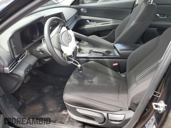 2023 Hyundai Elantra SEL with VIN KMHLM4AG3PU372242, listed as a Copart auction lot 58387375 with 13,746 mi miles and Salvage title. Bid and sale history available at DreamBid. Image 7.