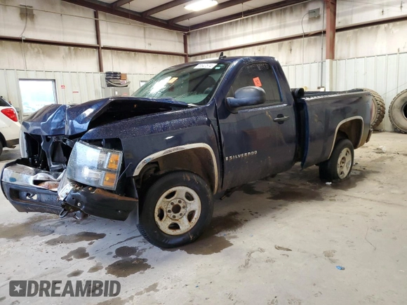 2009 Chevrolet Silverado 1500 Work Truck with VIN 1GCEC14X49Z204237, listed as a Copart auction lot 86647874 with Not Provided miles and Salvage Title. Bid and sale history available at DreamBid. Image 1.