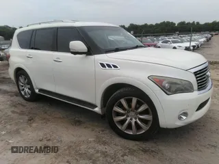 2012 Infiniti QX56 7-passenger z VIN JN8AZ2NF3C9516960, wystawiony jako IAAI lot #42386448 z przebiegiem 200 785 mil mil oraz . Historia ofert i sprzedaży dostępna na DreamBid. Obrazek 1.