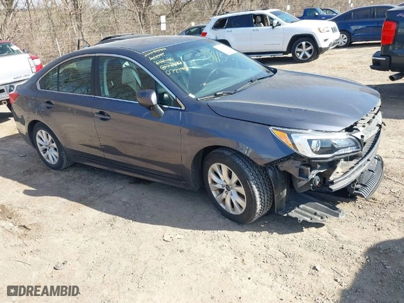 2015 Subaru Legacy 2.5i Premium with VIN 4S3BNBC64F3072140, listed as a IAAI auction lot 41805223 with 121221 miles. Bid and sale history available at carsss.com. Image 1.