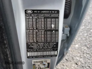 2008 Land Rover Range Rover HSE z VIN SALMF15468A268826, wystawiony jako Copart lot #45784415 z przebiegiem 146 397 mil mil oraz Szkoda całkowita • Salvage title. Historia ofert i sprzedaży dostępna na DreamBid. Obrazek 13.