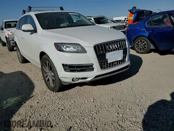 2014 Audi Q7 Premium Plus with VIN WA1LMAFEXED006523, listed as a Copart auction lot 42935455 with 147,272 mi miles and Salvage title. Bid and sale history available at DreamBid. Image 11.