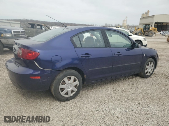 2006 Mazda 3 i with VIN JM1BK12F761460947, listed as a Copart auction lot 50333175 with 71,676 mi miles and Salvage Title. Bid and sale history available at carsss.com. Image 3.