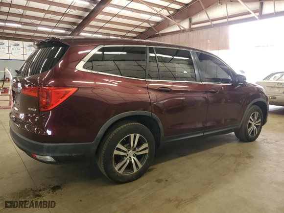 2016 Honda Pilot EX-L with VIN 5FNYF6H56GB010807, listed as a Copart auction lot 51102195 with 164,580 mi miles and Salvage Title. Bid and sale history available at carsss.com. Image 3.