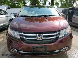 2015 Honda Odyssey Touring Elite with VIN 5FNRL5H99FB063722, listed as a Copart auction lot 55541634 with 143,308 mi miles and Salvage Title. Bid and sale history available at carsss.com. Image 5.