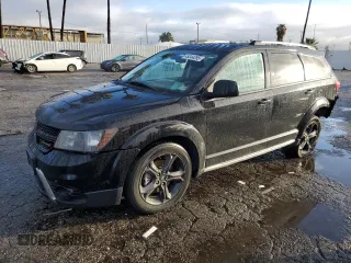 2020 Dodge Journey Crossroad with VIN 3C4PDCGBXLT188965, listed as a Copart auction lot 45244255 with 90,086 mi miles and Salvage Title. Bid and sale history available at carsss.com. Image 1.