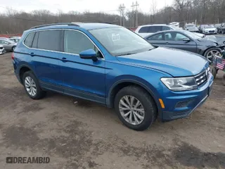 2019 Volkswagen Tiguan SE with VIN 3VV2B7AX7KM107443, listed as a IAAI auction lot 41628603 with 53,444 mi miles. Bid and sale history available at carsss.com. Image 1.