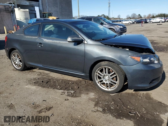 2007 Scion tC Spec with VIN JTKDE177670186674, listed as a Copart auction lot 50547635 with 264,867 mi miles and Salvage Title. Bid and sale history available at carsss.com. Image 4.