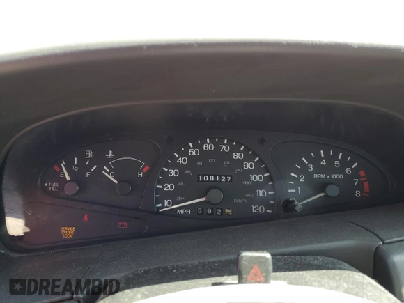 2002 Ford Escort ZX2 Standard with VIN 3FAFP11392R117816, listed as a Copart auction lot 52176935 with 108,127 mi miles and Salvage title. Bid and sale history available at DreamBid. Image 9.