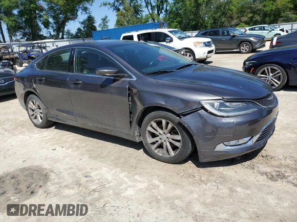 2015 Chrysler 200 Limited with VIN 1C3CCCAG7FN714323, listed as a Copart auction lot 52124485 with 138,728 mi miles and Clean Title. Bid and sale history available at carsss.com. Image 4.