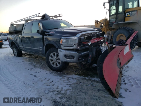 2019 Ram 3500 Limited with VIN 3C63R3RL4KG622107, listed as a Copart auction lot 42116525 with 129,371 mi miles and Salvage Title. Bid and sale history available at carsss.com. Image 4.