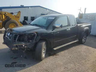 2004 Nissan Titan SE with VIN 1N6AA06B44N523683, listed as a Copart auction lot 48870045 with 123,055 mi miles and Salvage title. Bid and sale history available at DreamBid. Image 1.