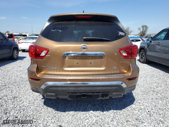 2017 Nissan Pathfinder SV with VIN 5N1DR2MN6HC609124, listed as a Copart auction lot 47465715 with 169,615 mi miles and Clean Title. Bid and sale history available at carsss.com. Image 6.