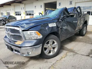 2016 Ram 1500 Big Horn z VIN 3C6RR7LT3GG215087, wystawiony jako Copart lot #51387285 z przebiegiem Nie podano mil oraz Szkoda całkowita • Salvage title. Historia ofert i sprzedaży dostępna na DreamBid. Obrazek 1.